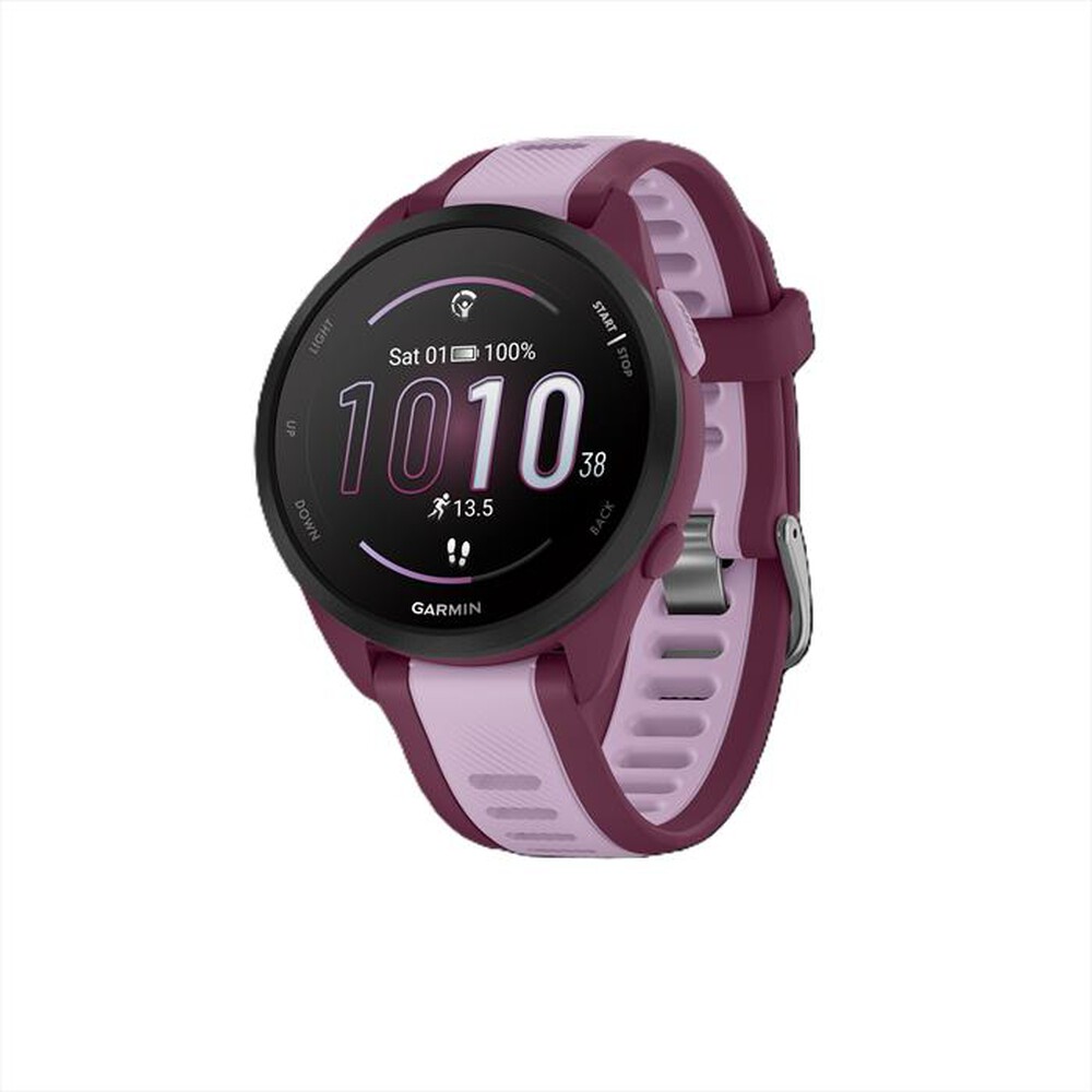 Immagine del prodotto GARMIN - Smartwatch FORERUNNER 165 MUSIC-Rosa scuro/ Lilla