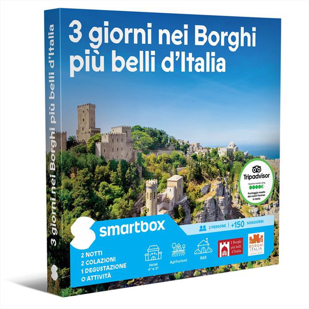 Immagine del prodotto SMARTBOX - 3 GIORNI NEI BORGHI PI&Ugrave; BELLI D'ITALIA-eBox digitale