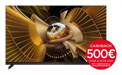 TCL - Smart TV Mini LED 4K 75" 75X11L-Nero, Metallico