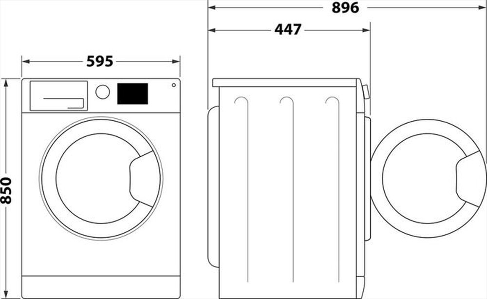 Immagine del prodotto INDESIT - Lavatrice INNEX BWSE 7125X SV IT 7 Kg Classe B-Bianco