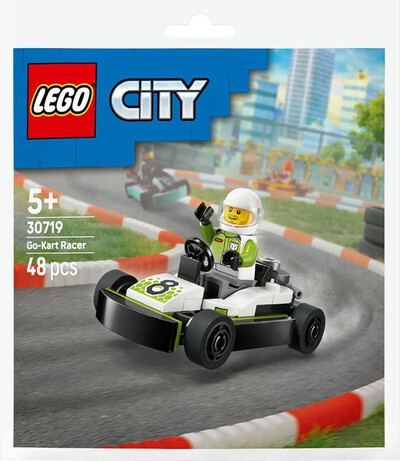 LEGO - 30719 PILOTA DI GO-KART-Multicolore