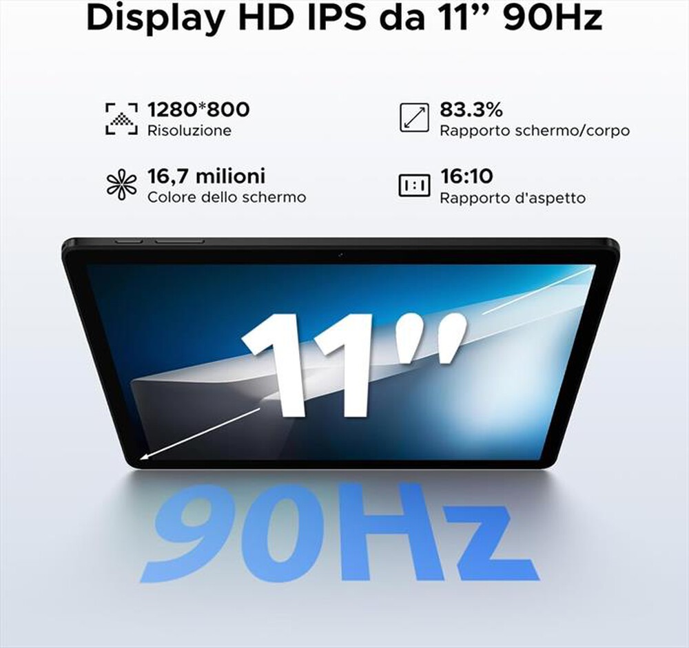Immagine del prodotto DOOGEE - Tablet 11" TAB A9+-V VIP-Aurora Black