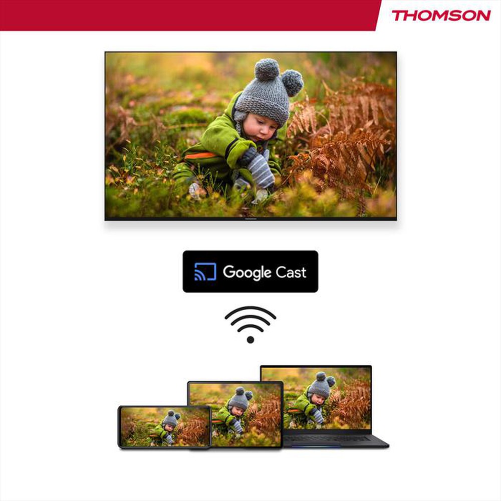 Immagine del prodotto THOMSON - Smart TV LED UHD 4K 55" 55UA5S13W-Bianco