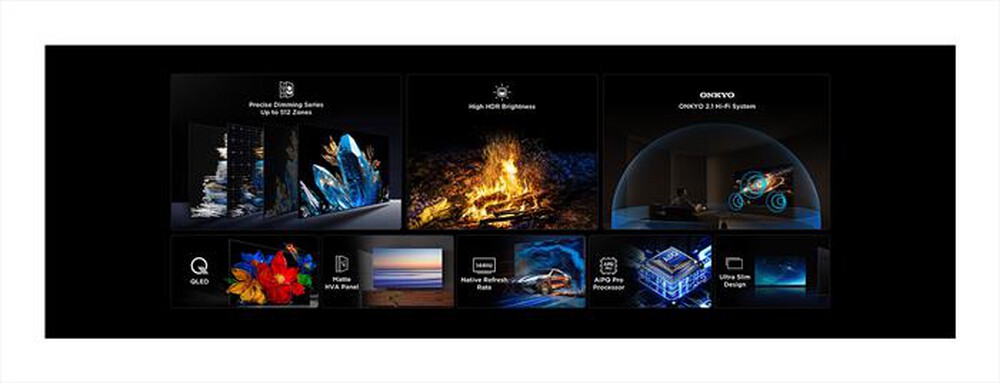 Immagine del prodotto TCL - Smart TV MINI LED 50" 50C69K-Metallico