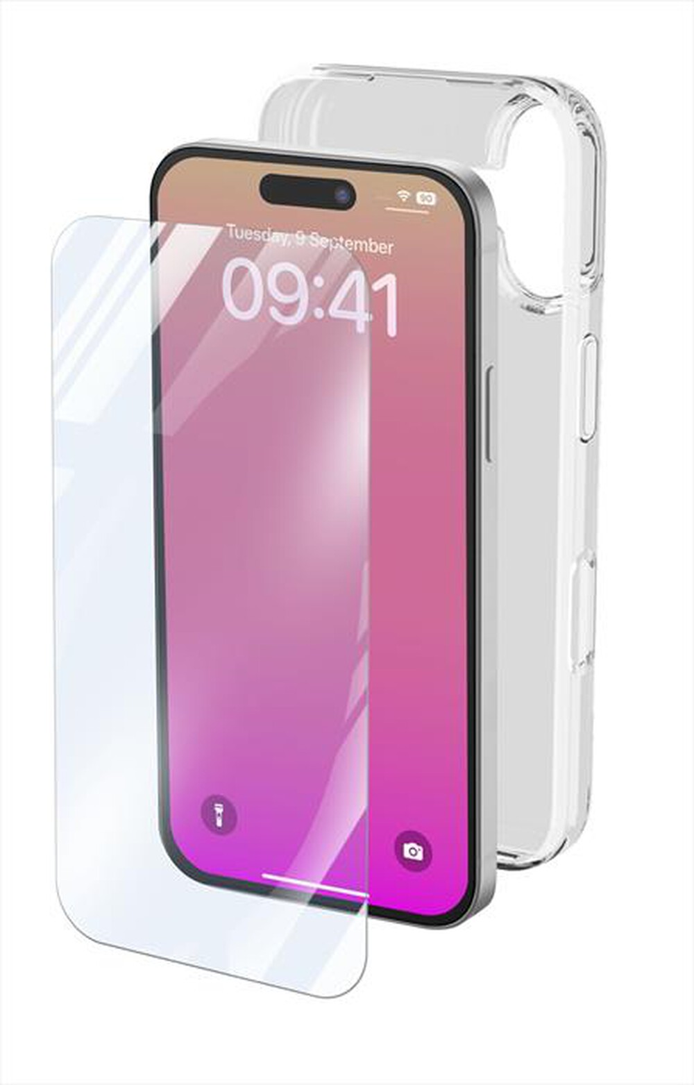 Immagine del prodotto CELLULARLINE - Kit di accessori PROTECTION KIT per IPHONE 17-Trasparente