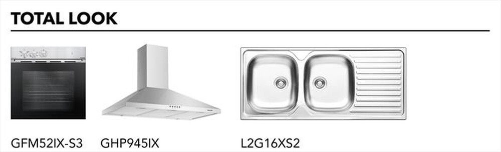 Immagine del prodotto GLEM GAS - Piano cottura a gas GT85TIX- 0cm