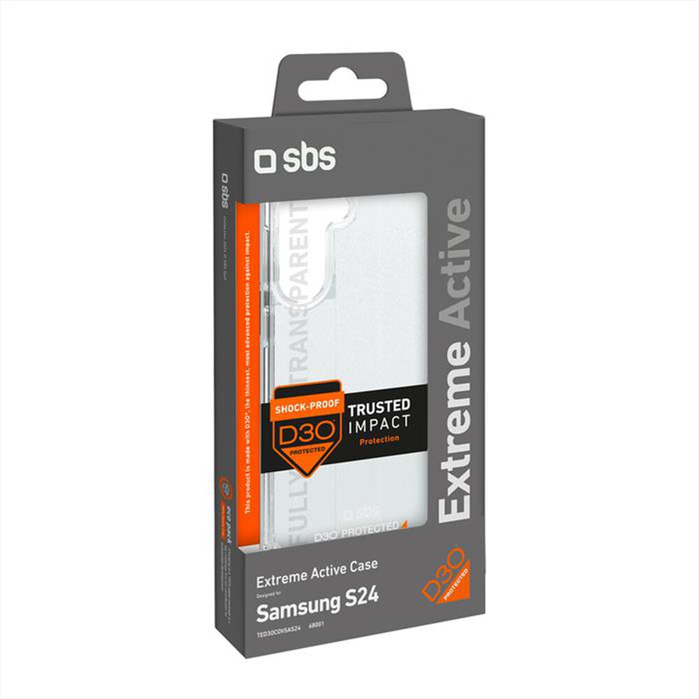Immagine del prodotto SBS - Cover D3O TED3OCOVSAS24 per Samsung S24-Trasparente