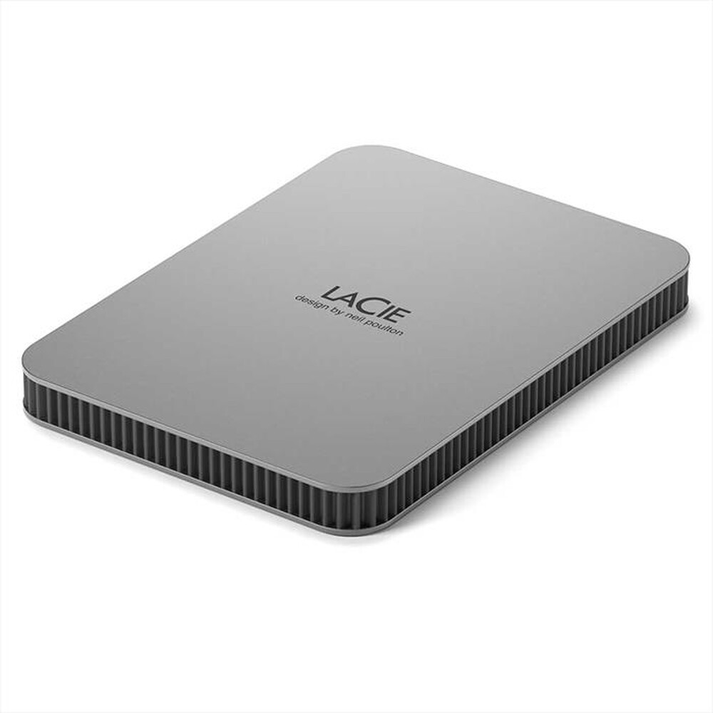 Immagine del prodotto LACIE - Hard disk esterno 4TB MOBILE DRIVE V2 USB-C-Argento lunare