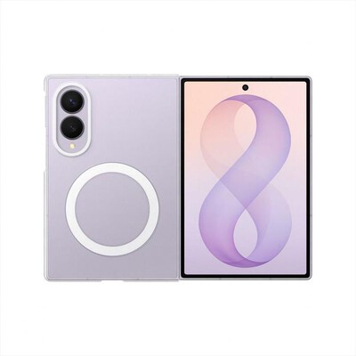 SAMSUNG - Custodia Clear Magnet Case per Galaxy Z Fold8-Transparent