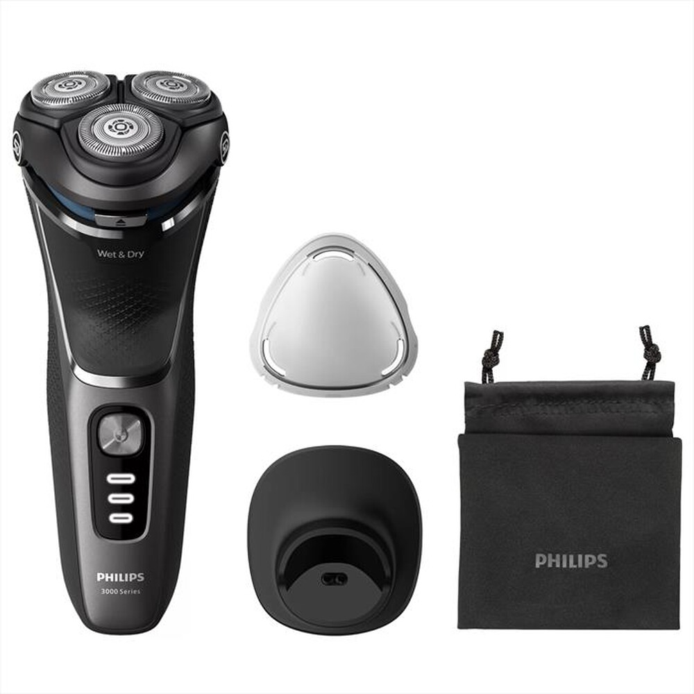 Immagine del prodotto PHILIPS - Rasoio uomo wet & dry S3343/13-Nero