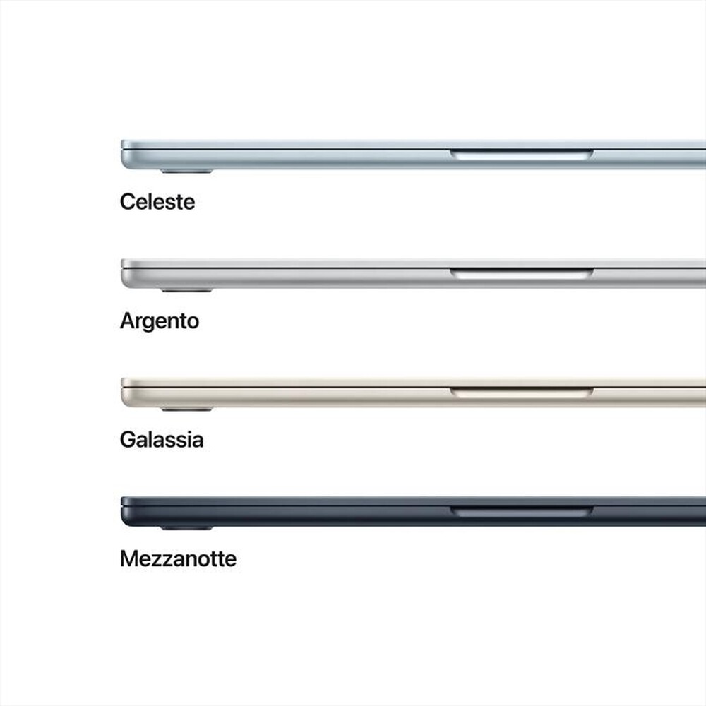 Immagine del prodotto APPLE - MacBook Air 13" M5 Core 10 CPU 10 GPU 16GB 1TB SSD-Galassia