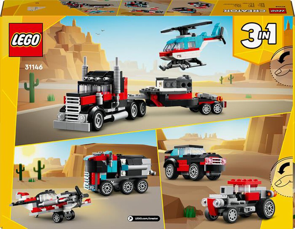 Immagine del prodotto LEGO - CREATOR Autocarro con elicottero 31146