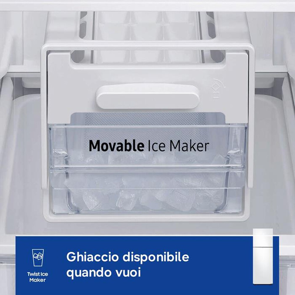 Immagine del prodotto SAMSUNG - Frigorifero 2 porte RT31CG5624WWES Classe E 305lt-Bianco