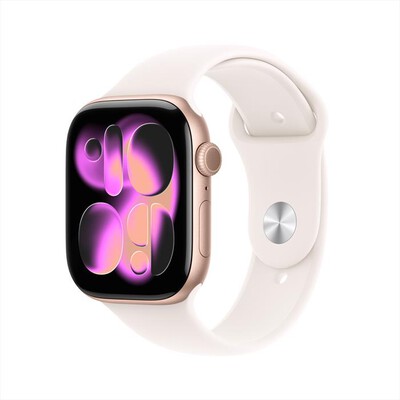 APPLE - Watch Series 11 GPS + Cellular 46mm Alluminio-Oro Rosa - Band Rosa Fard S/M