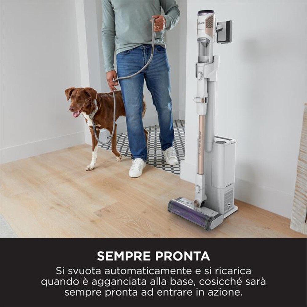 Immagine del prodotto SHARK - Scopa elettrica DETECT CON AUTOSVUOMENTO IW3612EU-Bianco