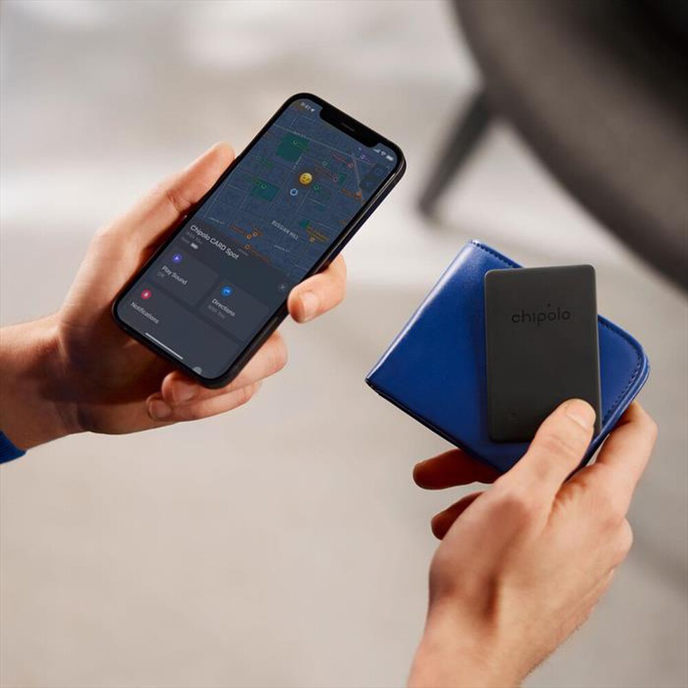 Immagine del prodotto CHIPOLO - Localizzatore Bluetooth CARD SPOT (2022)-Black