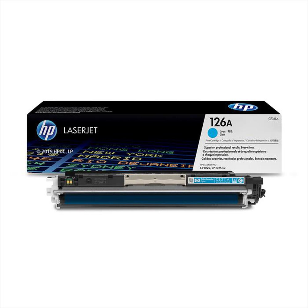 Immagine del prodotto HP - Cartuccia di stampa HP 126A LaserJet, ciano-Ciano