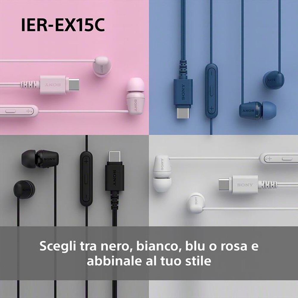 Immagine del prodotto SONY - Auricolari a cavo IEREX15CW.CE7-Bianco