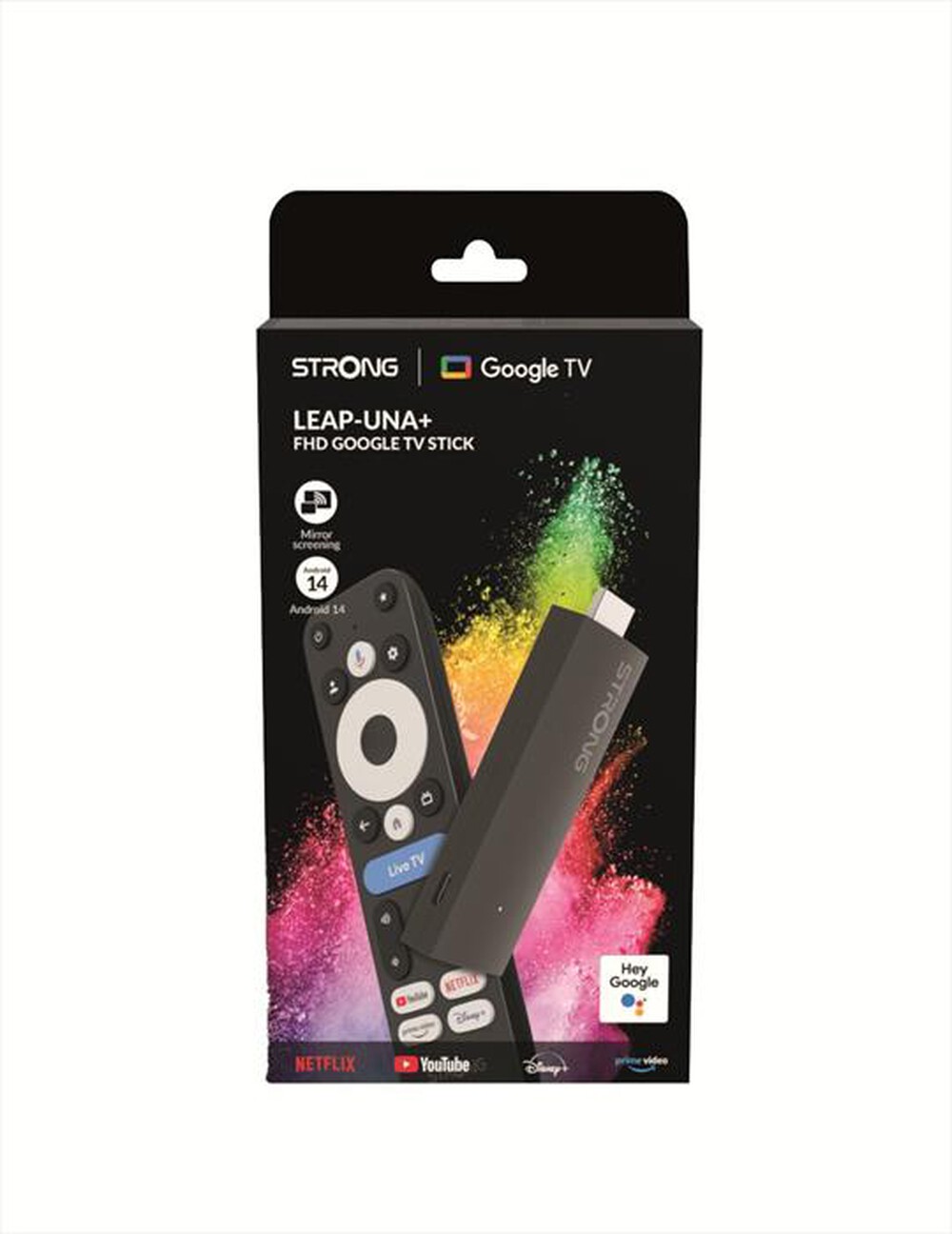 Immagine del prodotto STRONG - Dispositivo di streaming 4K Google TV LEAP-UNA+-NERO