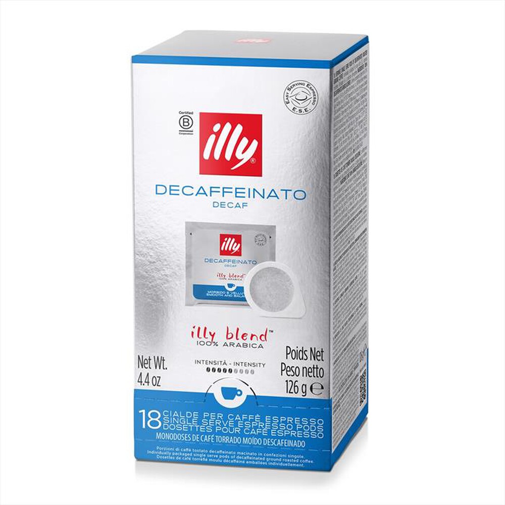 Immagine del prodotto ILLY - 18 CIALDE CAFF&Egrave; MONODOSE E.S.E. DECAFFEINATO