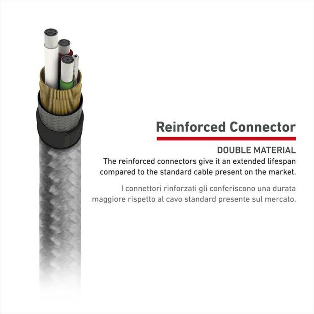 Immagine del prodotto SBS - Cavo Extreme 1,5 mt TECABLEUNRETCK-Grigio