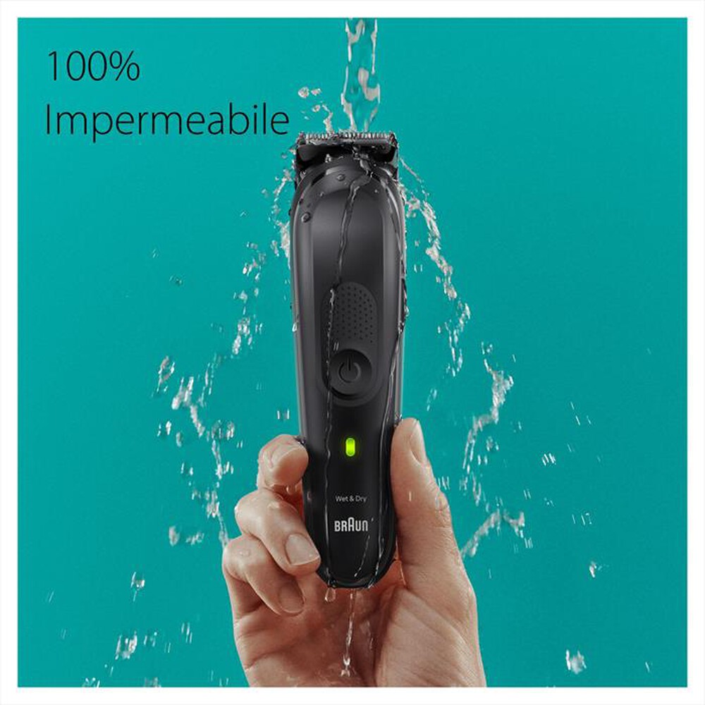 Immagine del prodotto BRAUN - Regolabarba MGK7470-NERO OPACO
