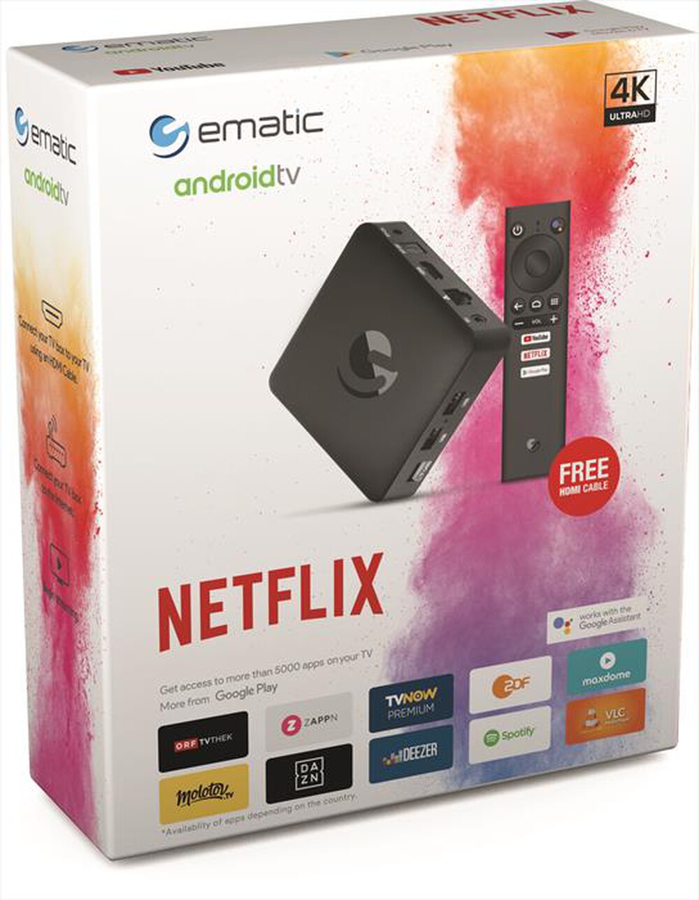 Immagine del prodotto STRONG - Android TV box 4K Ultra HD streaming SRT202EMATIC