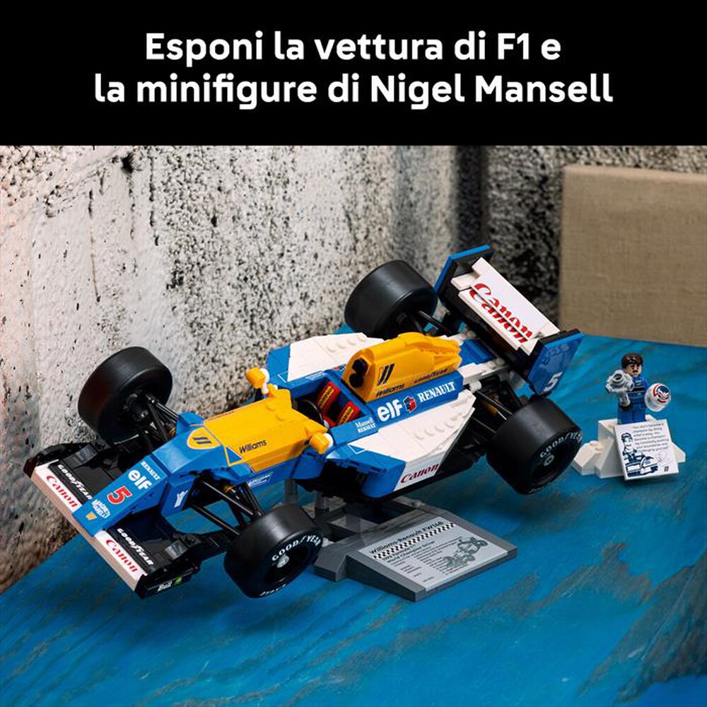 Immagine del prodotto LEGO - ICONS Williams Racing FW14B e Nigel Mansell 10353