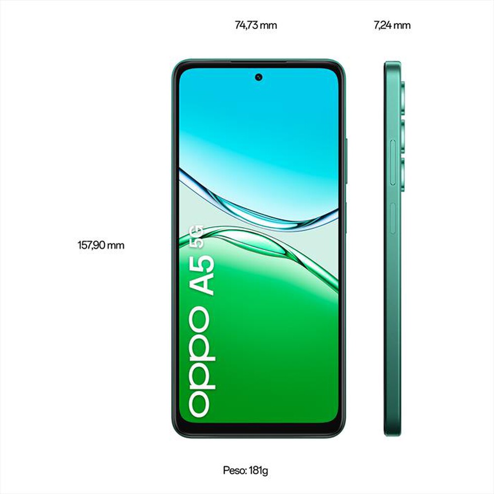 Immagine del prodotto OPPO - Smartphone A5 5G 4+128-Aurora Green