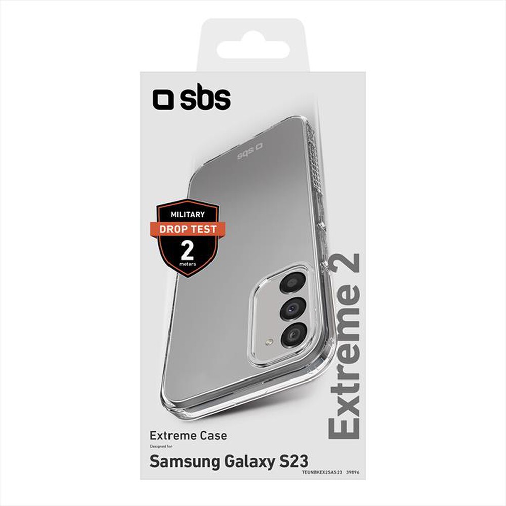 Immagine del prodotto SBS - Cover Extreme X2 TEUNBKEX2SAS23 per Samsung S23-Trasparente