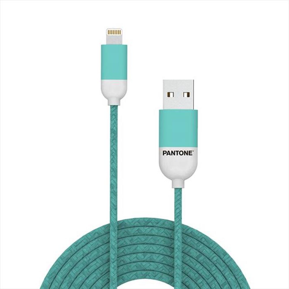 Immagine del prodotto PANTONE - PT-LCS001-5L - LIGHTNING CABLE 1 5 MT-AZZURRO/PLASTICA