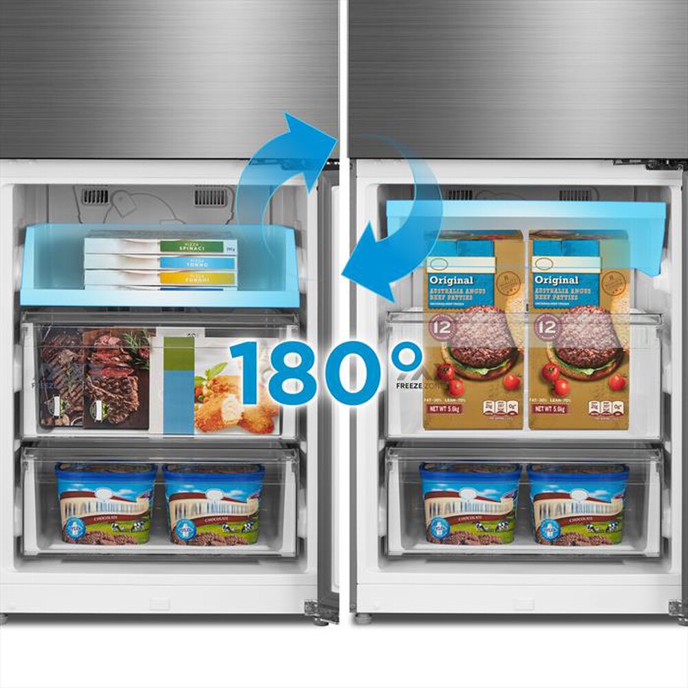 Immagine del prodotto MIDEA - Frigorifero 4 porte MDRF632FIE45 Classe E 474lt-Dark Inox