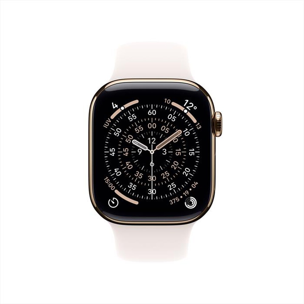 Immagine del prodotto APPLE - Watch Series 11 GPS + Cellular 42mm Titanio-Oro - Band Rosa Fard - S/M