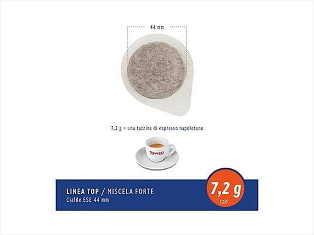 Immagine del prodotto CAFFE' TORALDO - Caff&egrave; in cialde E.S.E linea TOP forte 50cialde