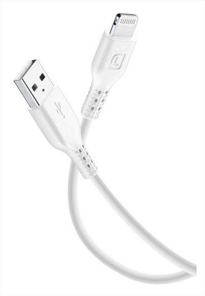 CELLULARLINE - USB Data Cable Home - Lightning-Bianco