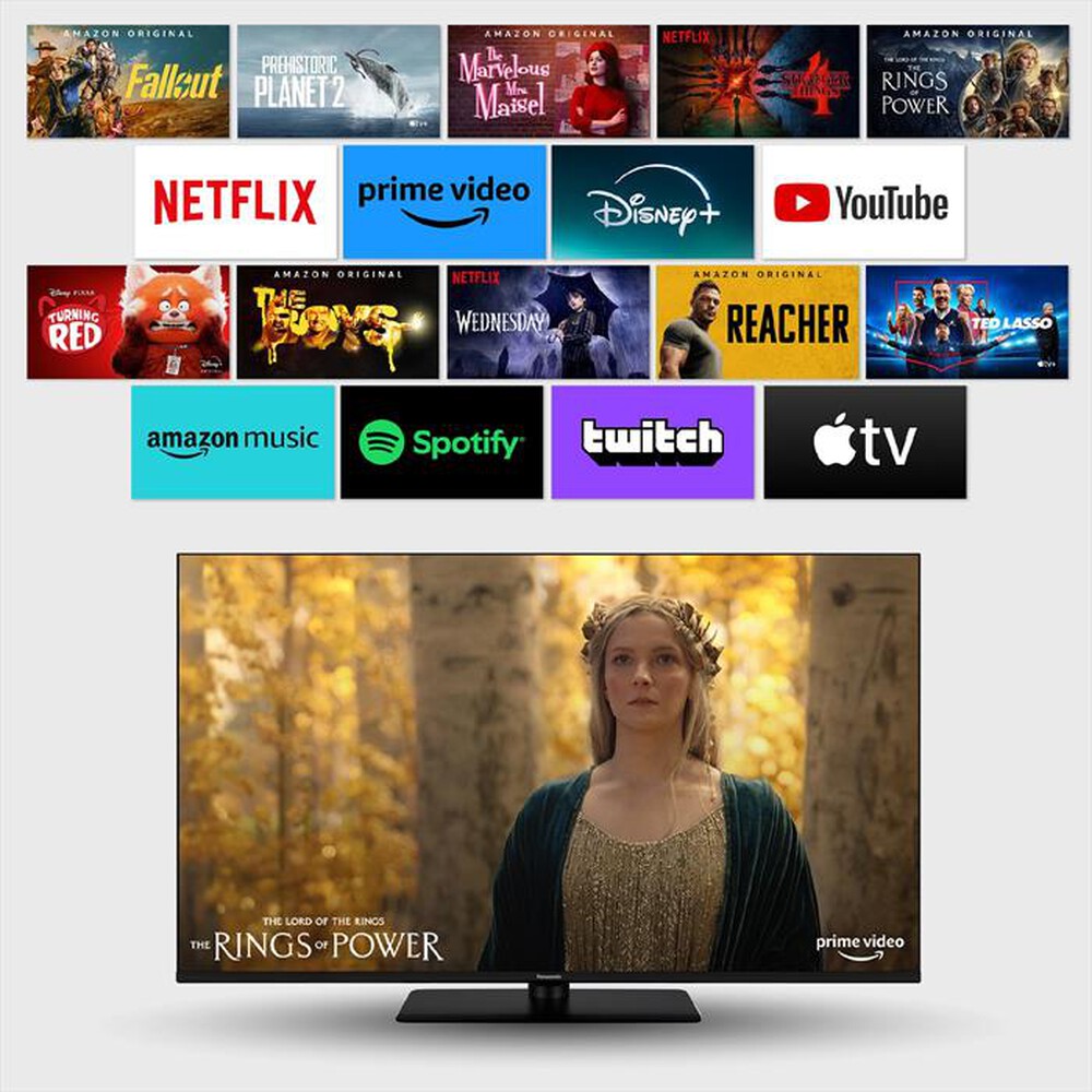 Immagine del prodotto PANASONIC - Smart TV QLED UHD 4K 50" TV-50W80AEZ-Nero