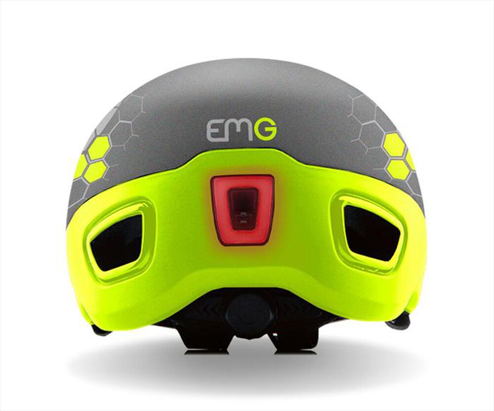 Immagine del prodotto EMG - Casco biciclette/monopattini elettrici HM190M010-Grigio / Giallo Fluo