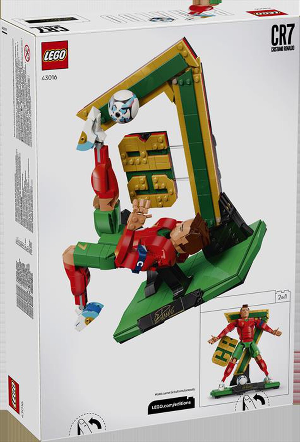 Immagine del prodotto LEGO - EDITIONS C. Ronaldo &ndash; Leggenda del calcio - 43016