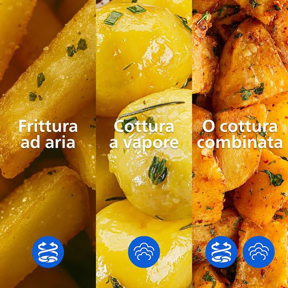 Immagine del prodotto PHILIPS - Friggitrice ad aria AIRFRYER Serie 5000 NA565/02-Inox