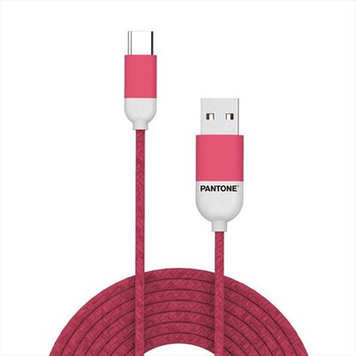 PANTONE - PT-TC001-5P - TYPE-C CABLE 1 5 MT-ROSA/PLASTICA