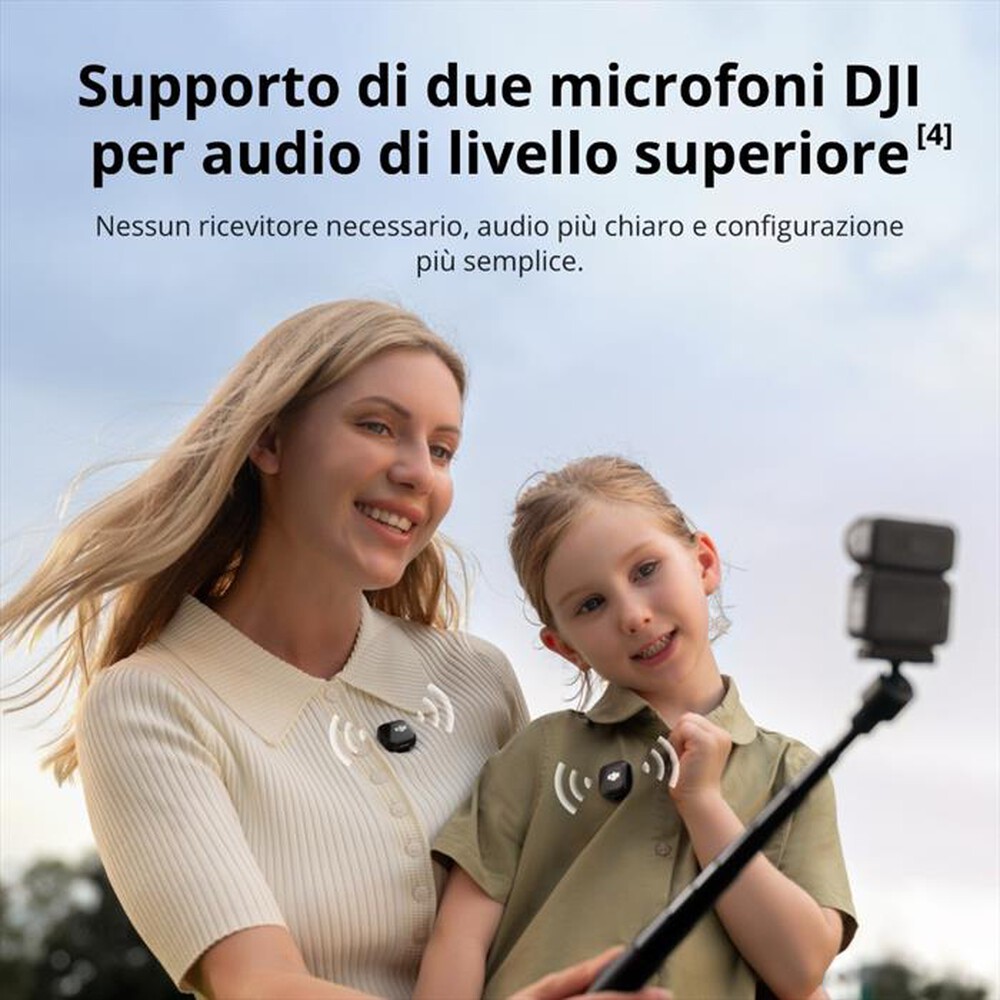Immagine del prodotto DJI - Action cam OSMO NANO STANDARD COMBO (64GB)-Nero