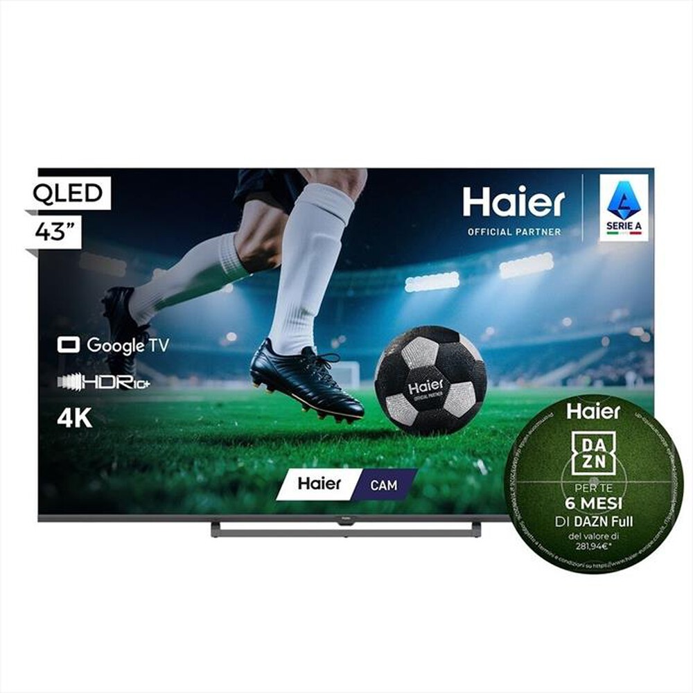 Immagine del prodotto HAIER - Smart TV QLED UHD 4K 43" H43S80GUX-Nero