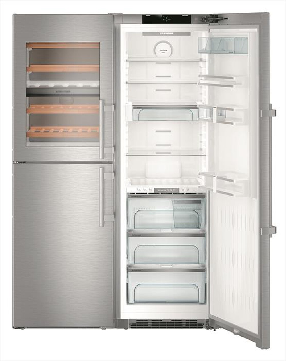 Immagine del prodotto LIEBHERR - Frigorifero side by side SBSES 8496-21 Classe D-Acciaio SmartSteel