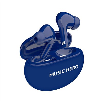 MUSIC HERO - Auricolare Bluetooth MHTWSBEATBTNORB-Blu