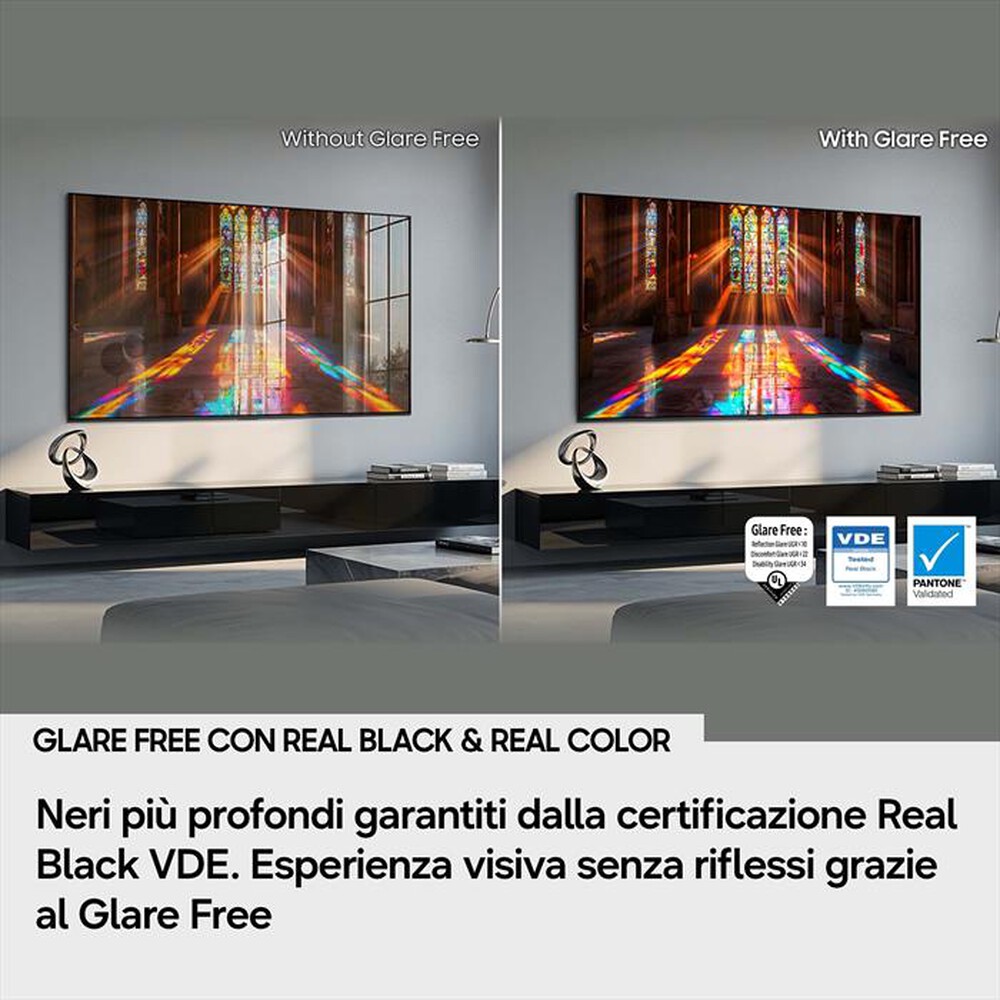 Immagine del prodotto SAMSUNG - Smart TV OLED 4K Vision AI 65" QE65S90HAEXZT-Graphite Black