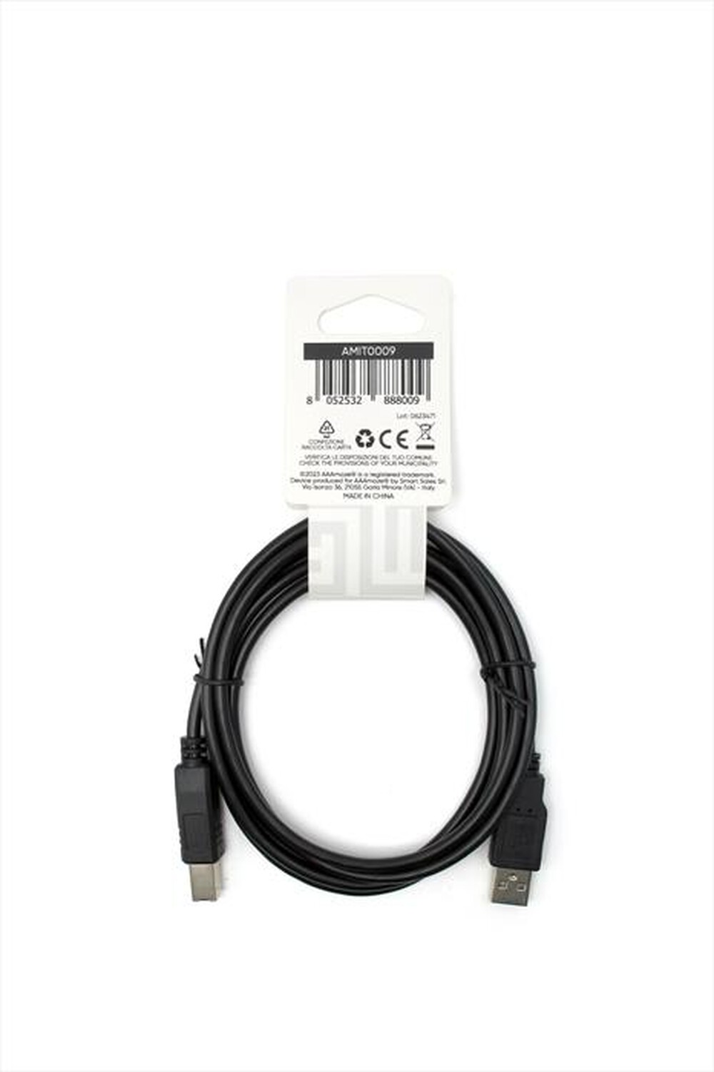 Immagine del prodotto AAAMAZE - CAVO STAMPANTE DA 1.50M USB VERSIONE 2.0-Nero