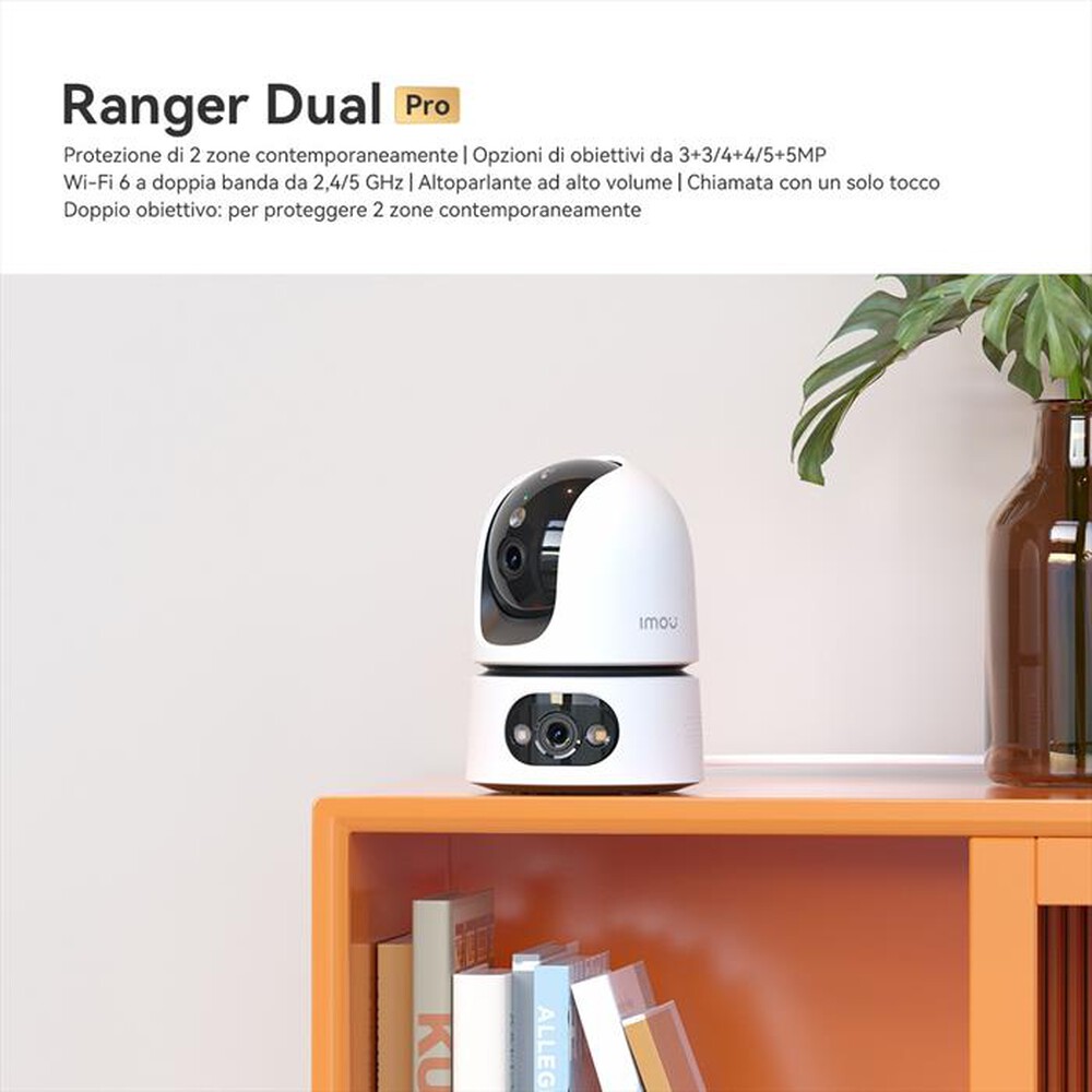 Immagine del prodotto IMOU - Videocamera sorveglianza RANGER DUAL PRO 6MP-BIANCO