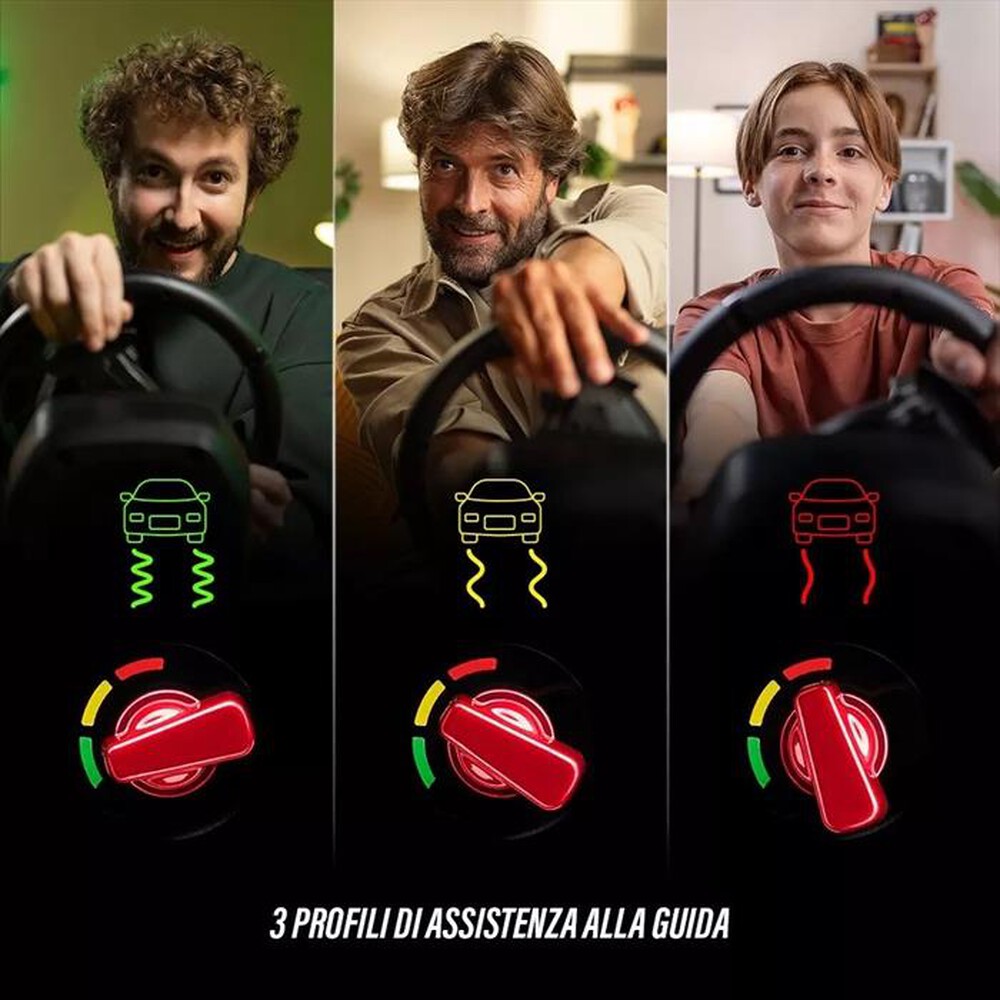 Immagine del prodotto THRUSTMASTER - Sterzo + Pedali T98-X FERRARI 296 GTS-Nero