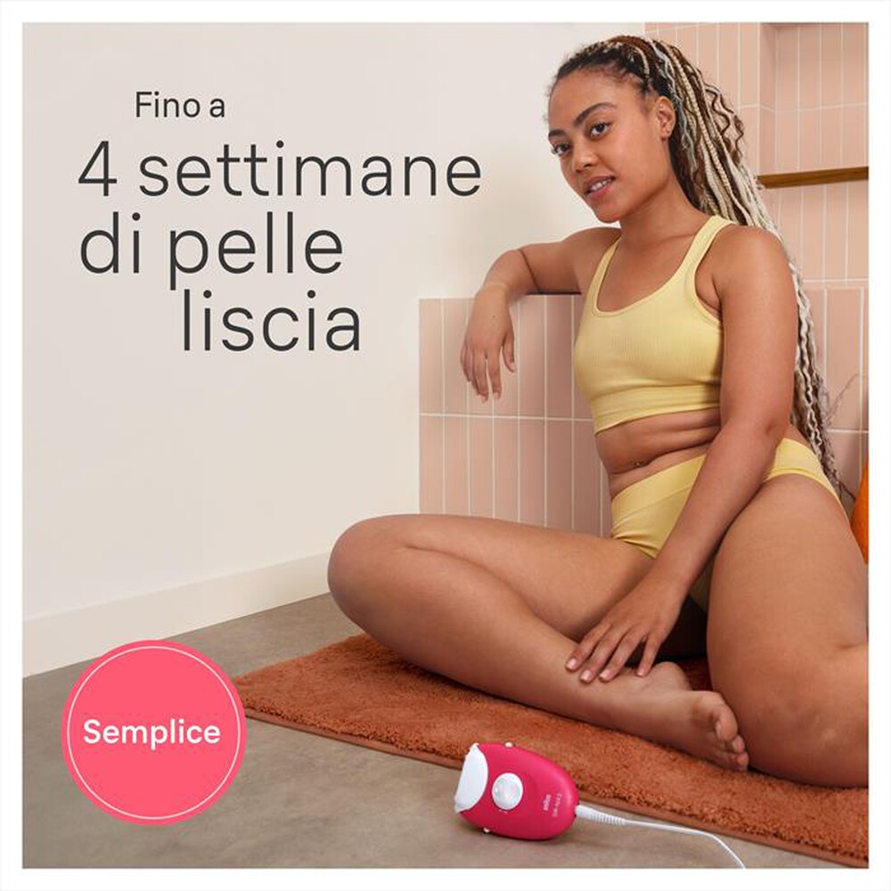 Immagine del prodotto BRAUN - Epilatore SILK-&Eacute;PIL 3 3-000-BIANCO/VIOLA