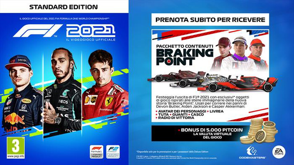 Immagine del prodotto ELECTRONIC ARTS - F1 2021 XBOX ONE